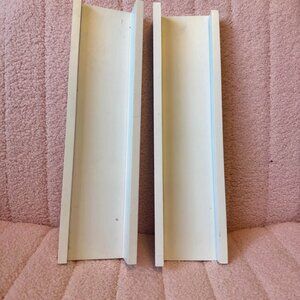 Pair of White Floating Shelves